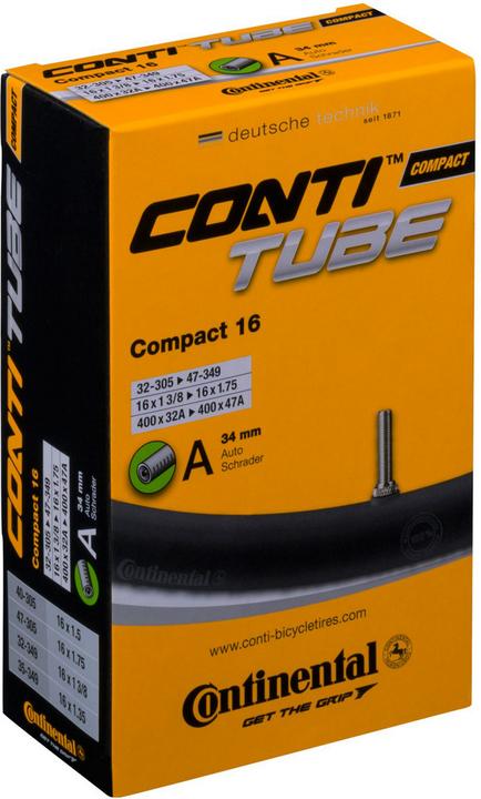 Actual product image Continental Compact Standard (Schrader (AV), 16", 34 mm)