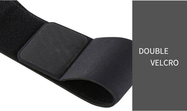 Actual product image Haissky Sport wristband with compartment for AirPods charging case