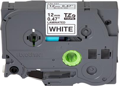 Actual product image Brother TZe-231 (1.20 cm, White, Black)