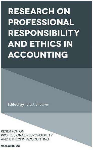 Immagine prodotto Research on Professional Responsibility and Ethics in Accounting (Inglese, Tara J. Shawver, 2024)