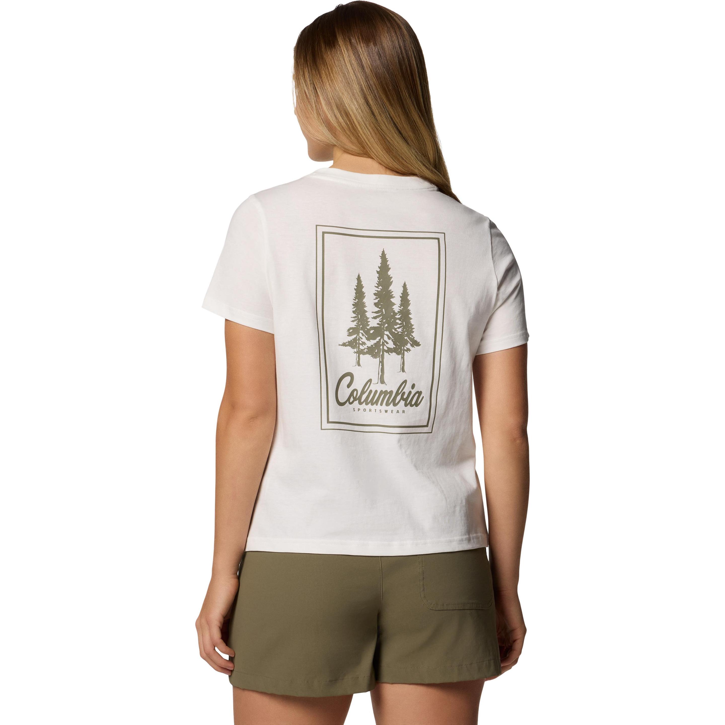 Thumbnail - Columbia, Damen, Shirt, Rolling Bend™ Graphic SS, Weiss, (S)