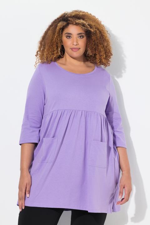 Actual product image Ulla Popken Empire Waist Patch Pocket Knit Tunic (50, 52)