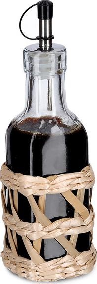 Image du produit Zeller Present Bouteille de vinaigre/huile "Boho", 190 ml, verre (150 ml)