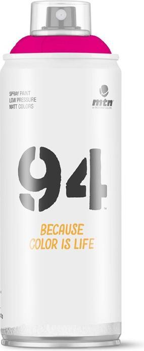 Montana Aerosol Paint Flourescent Fucsia 94 4 (Fucsia, 400 ml)