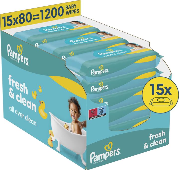 Produktbild Pampers Fresh Clean (1200 Stk.)