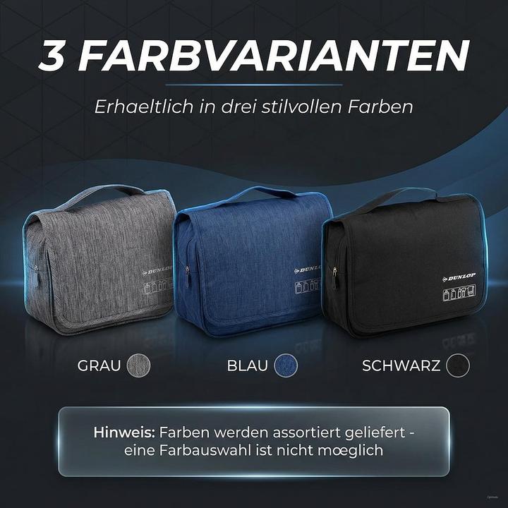 Produktbild Dunlop Kulturbeutel 3ass