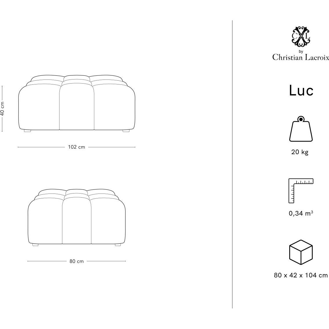 Thumbnail - CXL by Christian Lacroix, Hocker + Pouf, Luc