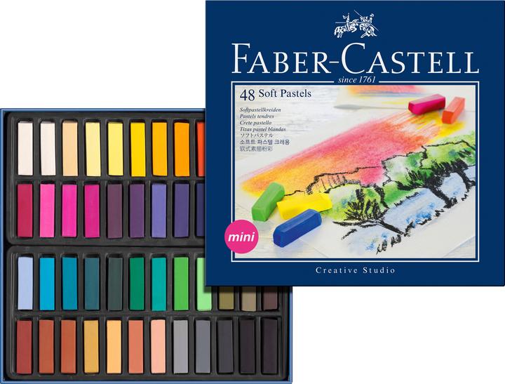 Produktbild Faber-Castell Softpastellkreiden Mini (48 x)