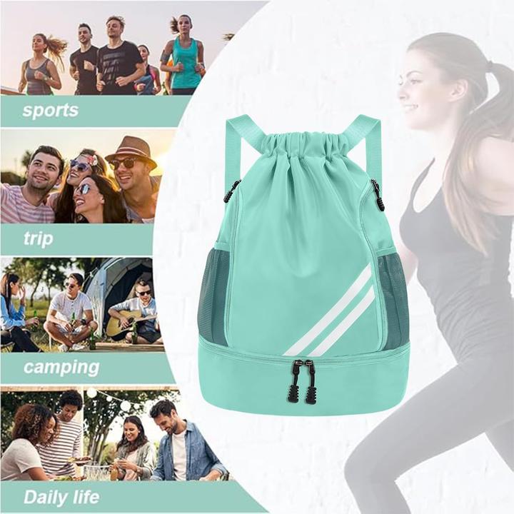 Produktbild Only-Bags.Store Mode Sport Rucksäcke, Turnbeutel, grosse Kapazität Kordelzug Sporttasche (20 l)