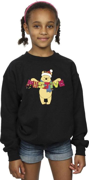 Actual product image Disney Girls Winnie The Pooh Festive Sweatshirt (116)