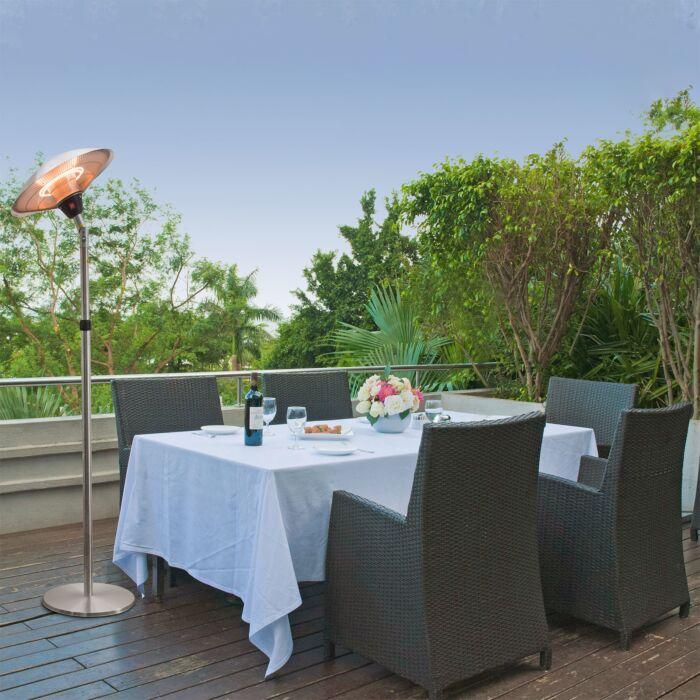 Vedia Terrassenheizung, höhenverstellbar, 2100 W, 360° Heizradius (2100 W)