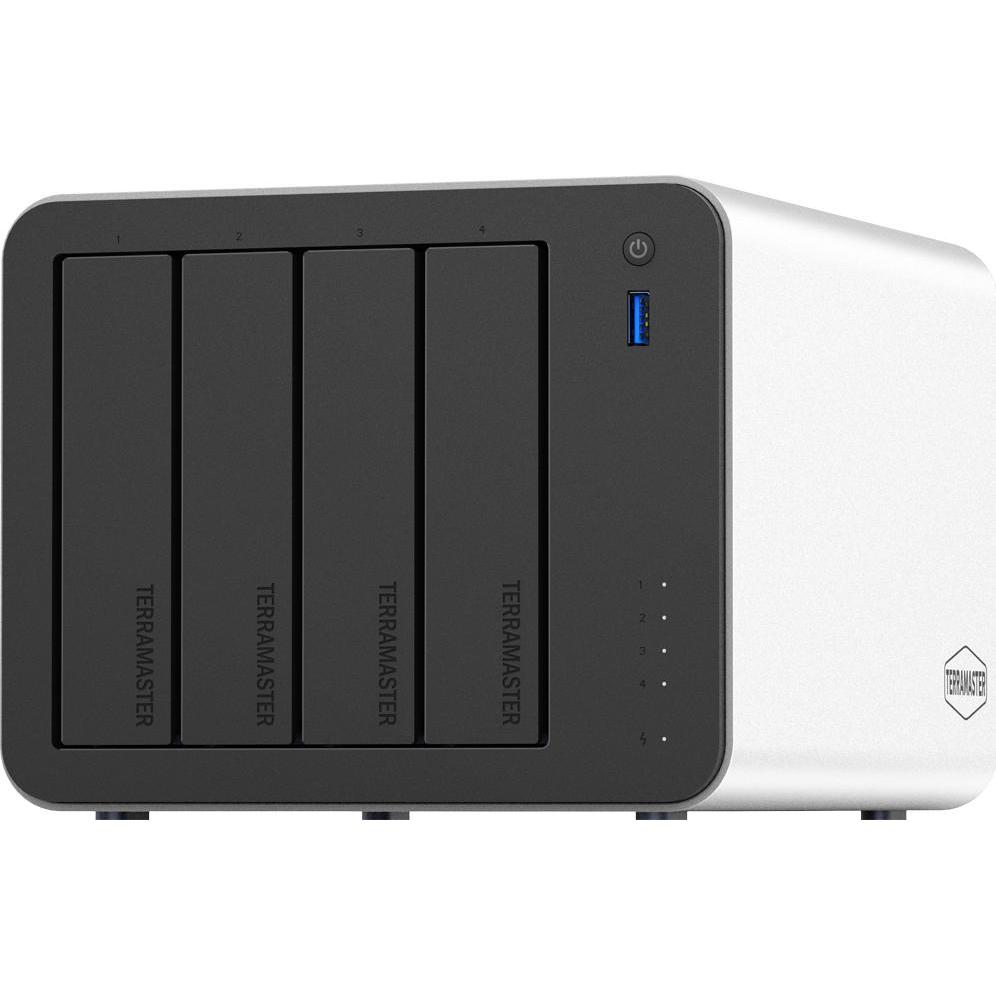 Terramaster F4-425 PLUS Intel N150 QuadCore,16GB DDR5,5GbEX2, NAS, Nero