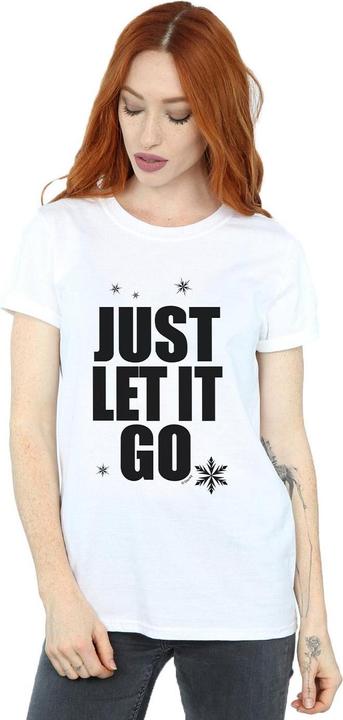 Actual product image Disney Womens/Ladies Wreck It Ralph Elsa's Shirt Cotton Boyfriend T-Shirt (L)