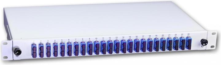 Produktbild Wirewin LWL Spleissbox, 48 Fasern, 24x DSC Singlemode, 9/125µm OS2 G657.A1 Pigtail Spleissboxen (1.50 m)