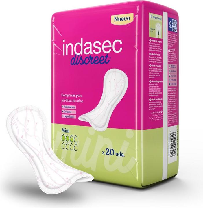 Actual product image Indasec Discreet Mini (20 x, Mini)