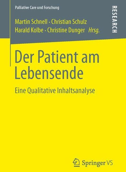 Produktbild Der Patient am Lebensende (Deutsch, 2013)