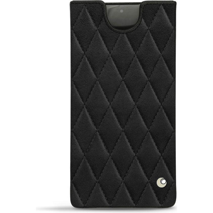 Noreve Lederschutzhülle (Samsung Galaxy Note 10+), Smartphone Hülle, Schwarz