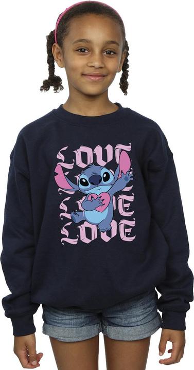 Produktbild Lilo & Stitch Valentine Love Sweatshirt Mädchen (128)