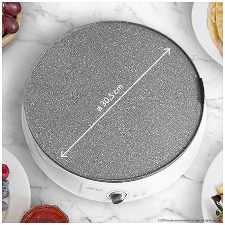 Produktbild Cecotec Crêpière compatible Fun Crepestone Twin (Blanc)