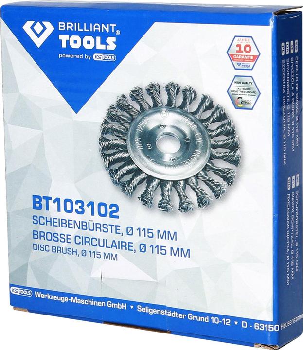 Actual product image Brilliant Tools Disc brush, Ø 115 mm