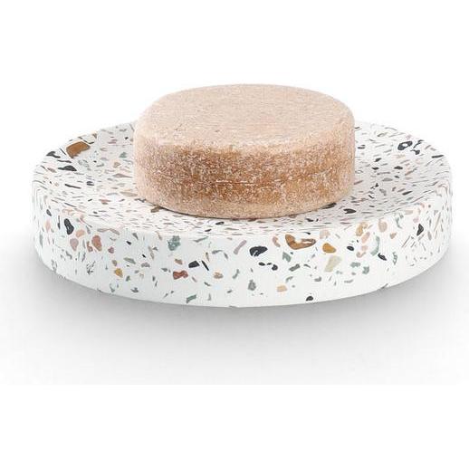 Zeller Present, Seifenspender + Seifenschale, Terrazzo