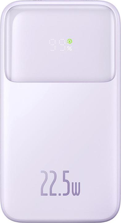 Produktbild Baseus Powerbank Comet with USB to USB-C cable, 10000mAh, 22.5W (purple) (10000 mAh, 22.50 W, 38.50 Wh)