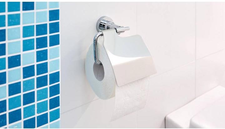 Produktbild tesa LUUP Toilettenrollenhalter inkl. Klebelösung ohne Bohren