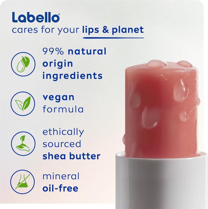 Actual product image LABELLO Hyaluron Lip Moisture Plus Sheer Ros - Lip Balm 5.2g (Lip balm, Lip Care Stick)