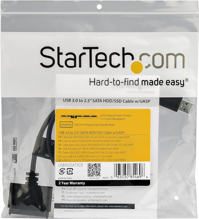 Actual product image StarTech Adapter USB 3.0 to 2.5" SATA III