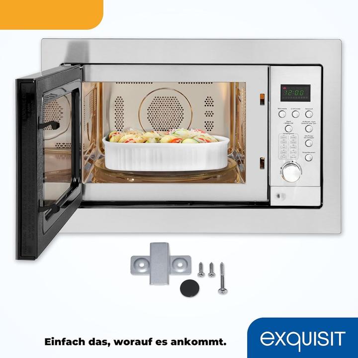 Produktbild Exquisit EMW2539HI Arbeitsplatte Edelstahl (25 l)