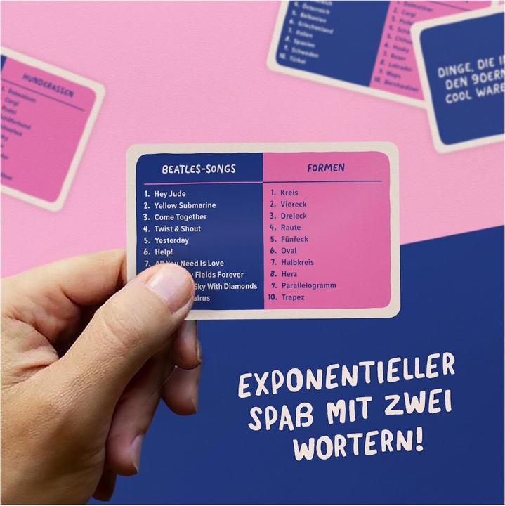 Actual product image Gamely D Version von Clues in Twos (German, 2 - 8 Players)