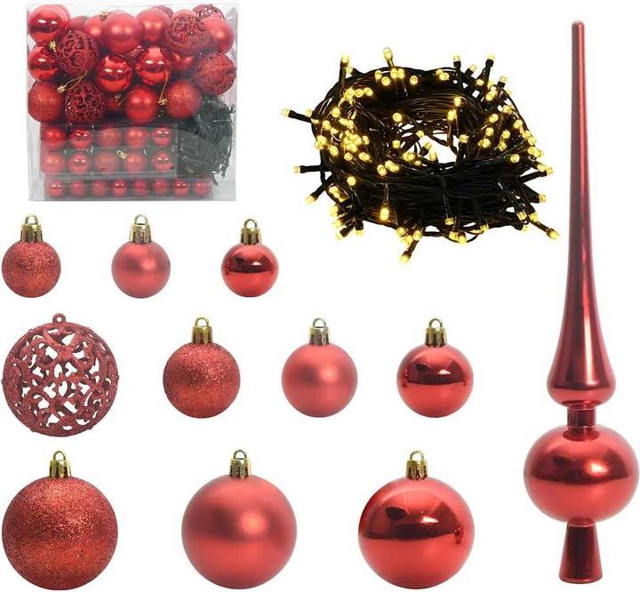Produktbild vidaXL Künstlicher vorbeleuchteter Weihnachtsbaum 400 cm Grün (400 cm)