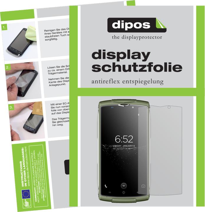 Dipos Displayschutzfolie Antireflex (5 Stück, Zoji Z7)