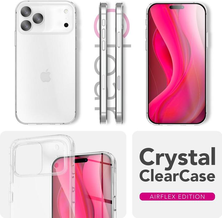 Image du produit Nalia Crystal Cover "AirFlex" - Klare Schlanke Silikon Hülle - Clear TPU Phone Case (Apple iPhone 17 Pro)