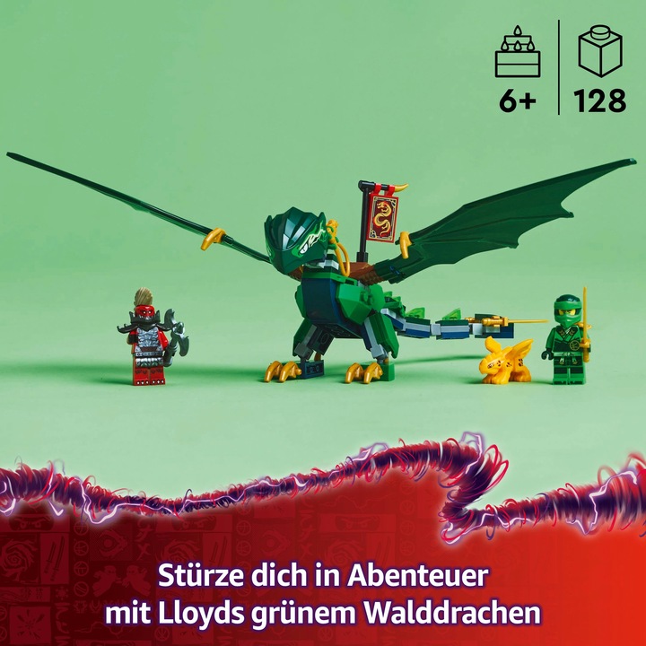 Produktbild LEGO Lloyds grüner Walddrache (71829, LEGO Ninjago)