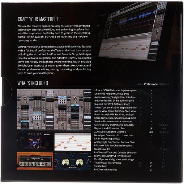 Produktbild Cakewalk Sonar Professional (unbegrenzt)