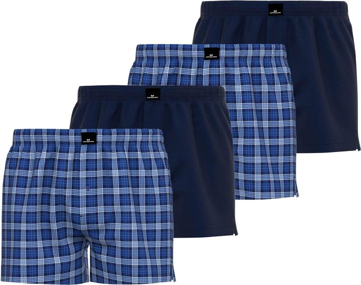 Produktbild Götzburg Web-Boxershorts Casual Locker sitzend (L, 4er Pack)