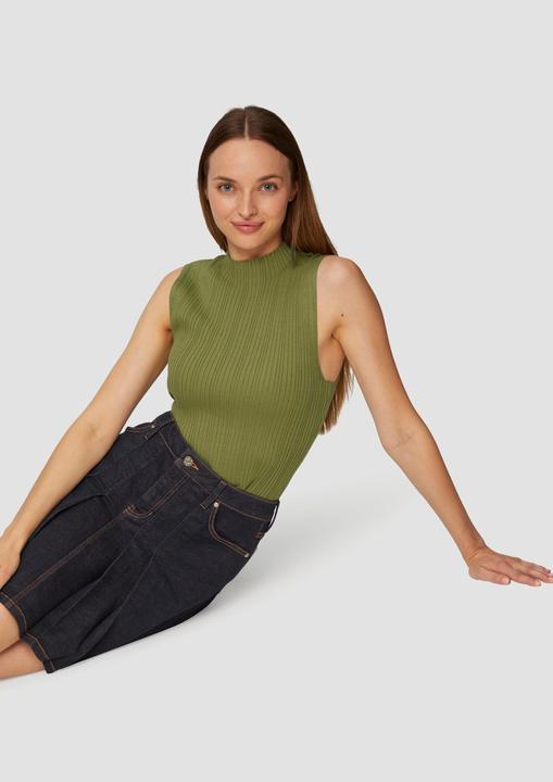 Produktbild S.Oliver Strickpullunder Geripptes Stricktop aus Viskosestretch (46)