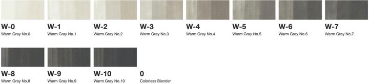 Produktbild Copic Grafikmarker Classic Grau-Set ”WG”, 12 Stück (12x)