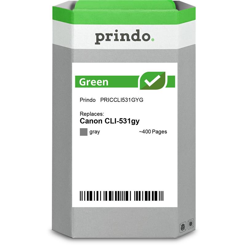 Prindo, Cartucce, Green Gris Cartouche d'encre PRICCLI531GYG