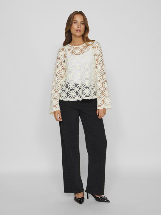 Actual product image Vila Round neck top with long sleeves (38)