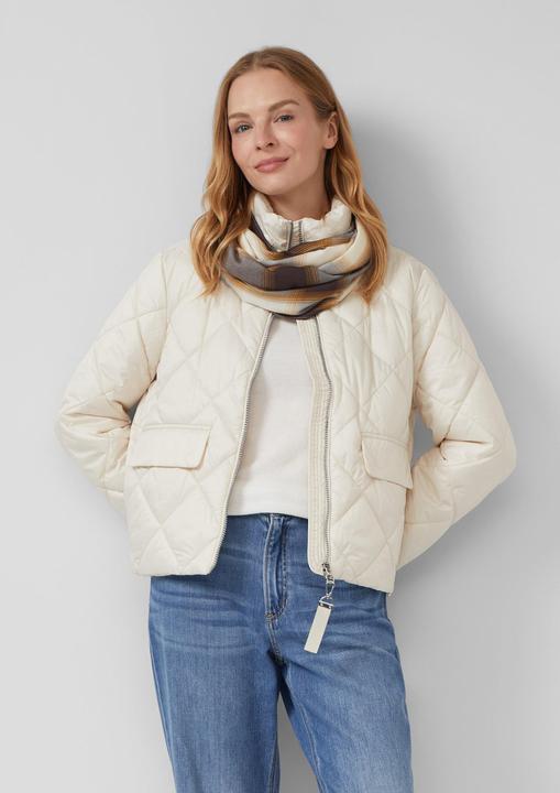 Produktbild S.Oliver Snood Karierter Loop-Schal aus Modalmix