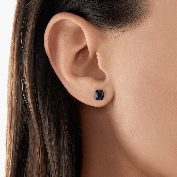 Produktbild Thomas Sabo Ohrstecker Schwarzer Stein (925er Silber)
