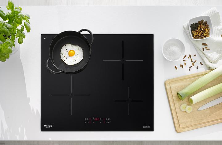 Produktbild De'Longhi De?Longhi PIN 62 Schwarz Einbau-Induktionskochfeld 60 cm 4 Herd(e)