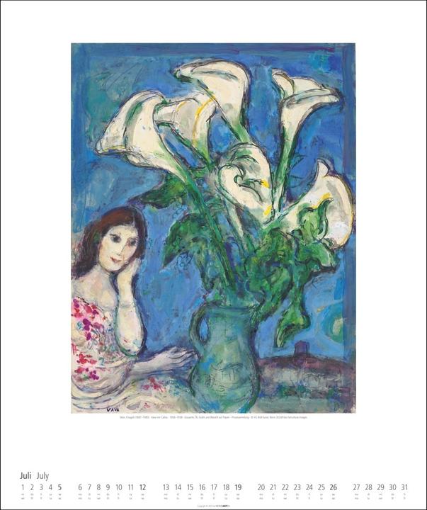 Produktbild Marc Chagall Kalender 2026 (46 x 55 cm)