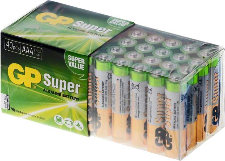 Actual product image GP Batteries Super Alkaline (40 pcs., AAA)