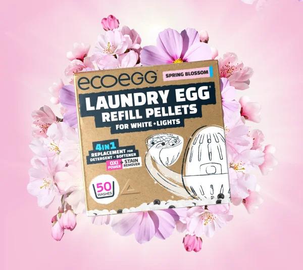 Actual product image Ecoegg Laundry refill pellets for white linen - Fresh Linen (50 Washing cycles, Feast)