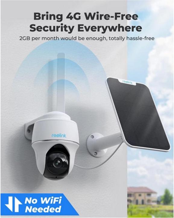 Actual product image Reolink Go PT Plus + Solar Panel (2560 x 1440 Pixels)