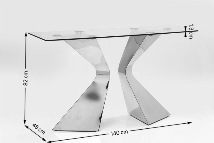 Immagine prodotto Kare Design Console Gloria Nero 140x81cm