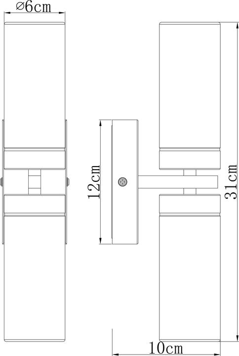Actual product image Globo Wall lamp Space (E14)